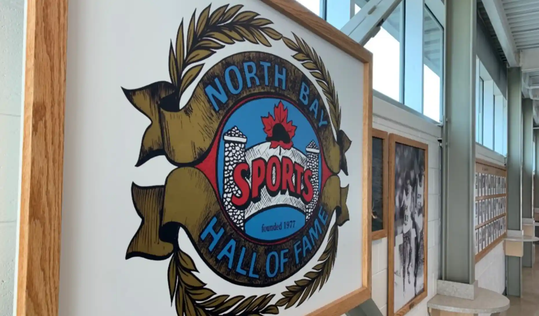 NBSHF logo on plaque wall