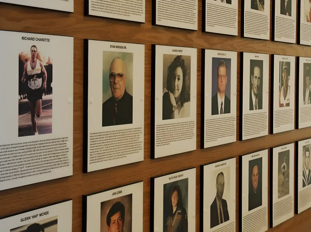 Wall of Plaques